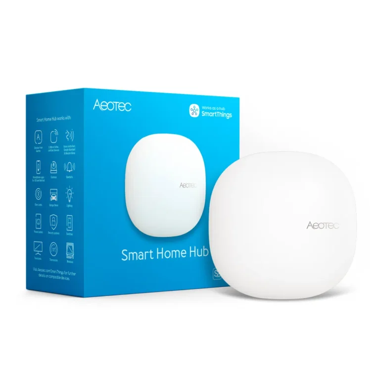 Picture of Aeotec Smart Home Hub with packaging