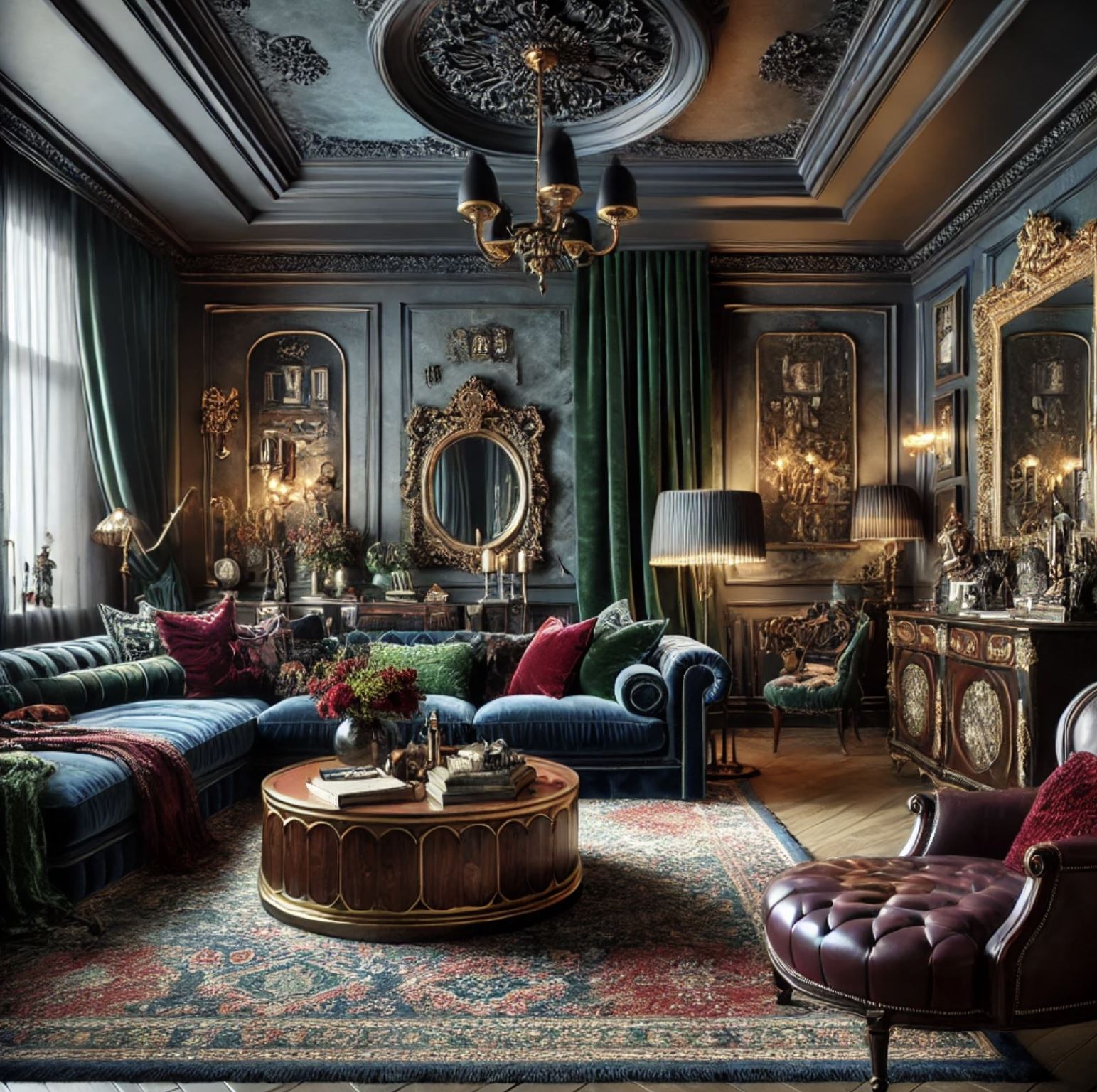 Dark Maximalism: Embracing Bold and Dramatic Interiors - ZYYAH